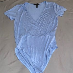 Blue bodysuit
